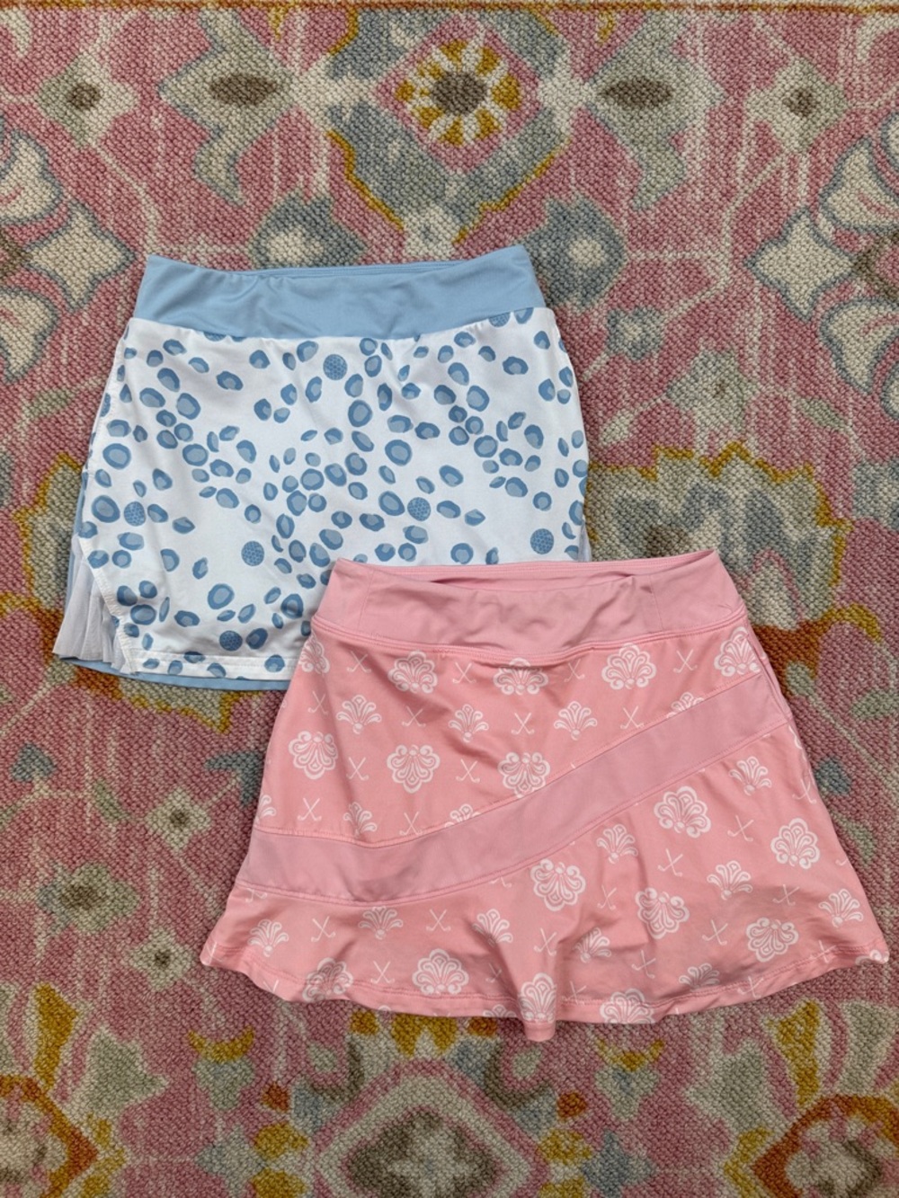 Lot of 2 Girls Turtle & Tees Golf Tennis Skirts Skorts Sz Med